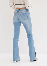 Flared jeans met mid waist en stretch, bonprix