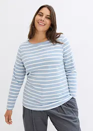 Longsleeve met boothals (set van 2), bonprix