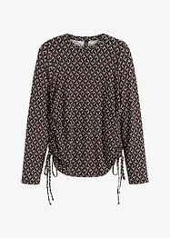 Longsleeve met rijgkoordjes, bonprix