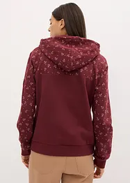 Hoodie met ritssluiting van biologisch katoen, bonprix
