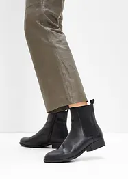 Chelsea boots van leer, bonprix