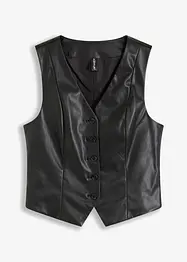 Imitatieleren gilet, bonprix