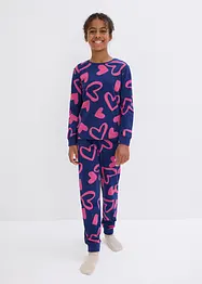 Meisjes pyjama met biologisch katoen (2-dlg. set), bonprix