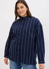 Flanellen overhemdblouse, oversized, bonprix