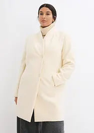 Korte coat in wollen look, bonprix