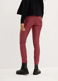 Stretch broek met coating en comfortband, skinny, bonprix