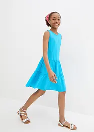 Meisjes midi jurk van mousseline, bonprix