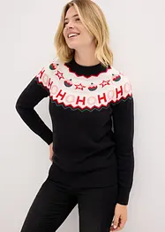 Trui met kerstmotief, bonprix