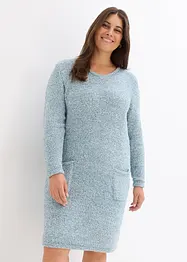 Fluffy gebreide jurk van fleece, bonprix