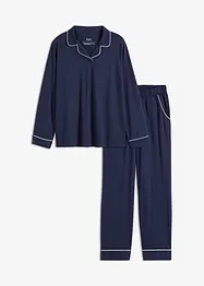 Pyjama van zacht katoen met steekzakken (2-dlg. set), bonprix