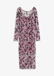 Maxi jurk van mesh, bonprix