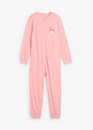 Meisjes pyjama onesie van biologisch katoen, bonprix