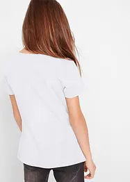 Meisjes T-shirt van biologisch katoen, bonprix