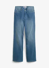 Straight thermojeans met high waist, bonprix