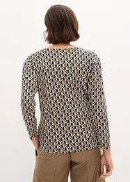 Shirt met drapering, bonprix