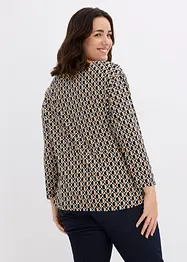 Shirt met drapering, bonprix