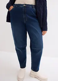 Barrel jeans met high waist, cropped, bonprix