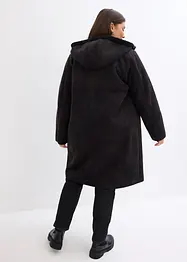 Coat in suède look met teddy voering, bonprix