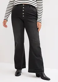 Bootcut jeans met high waist en comfortband, bonprix