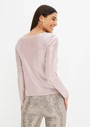 Longsleeve met glittergaren, bonprix