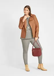 Oversized longshirt met ronde hals, bonprix