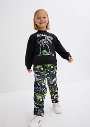 Jongens sweater en joggingbroek (2-dlg. set) van biologisch katoen, bonprix