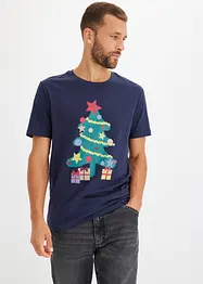 T-shirt met kerstprint, bonprix