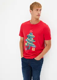 T-shirt met kerstprint, bonprix