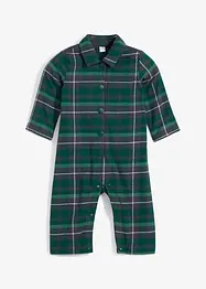 Baby jumpsuit van flanel, bonprix