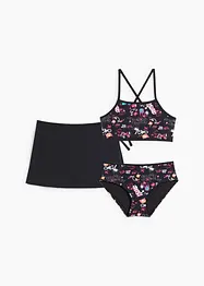 Meisjes bikini en rokje (3-dlg. set), bonprix