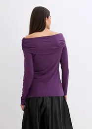 Longsleeve met sjaalkraag, bonprix