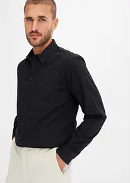 Stretch overhemd met lange mouwen, regular fit, bonprix