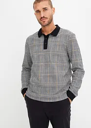 Piqué poloshirt met lange mouwen, bonprix