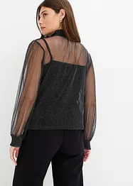 Transparante blouse, bonprix