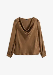 Blouse van fijn satijn, bonprix