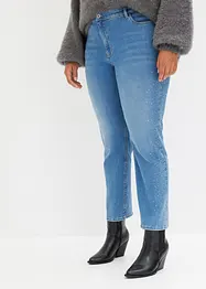 Jeans met stras, bonprix