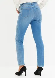 Jeans met stras, bonprix