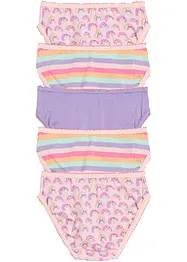 Meisjes slip met zacht katoen (set van 5), bonprix