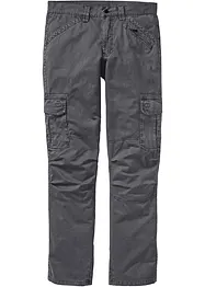 Loose fit cargo broek van puur katoen, straight, bonprix