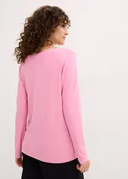 Longsleeve met V-hals (set van 2), bonprix