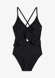 Badpak met cut-out en volants, bonprix