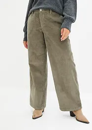 Wijde corduroy stretch broek, bonprix