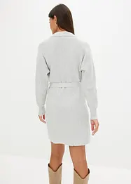 Gebreide jurk met polokraag, bonprix
