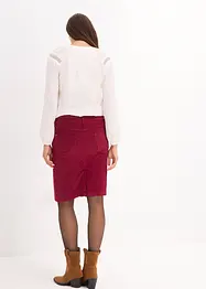 Stretch corduroy rok, bonprix