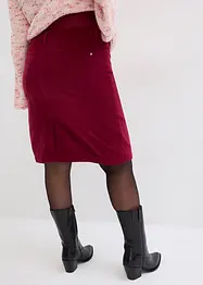 Stretch corduroy rok, bonprix