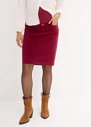 Stretch corduroy rok, bonprix