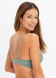 Triangle bralette zonder beugel met glanseffect, bonprix