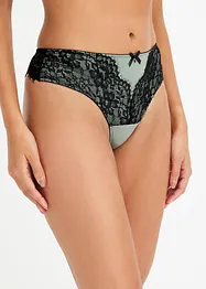 String panty met glanseffect, bonprix