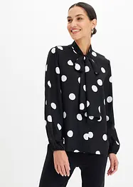 Blouse met strik, bonprix
