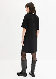 Mini jurk van scuba met turtleneck, bonprix